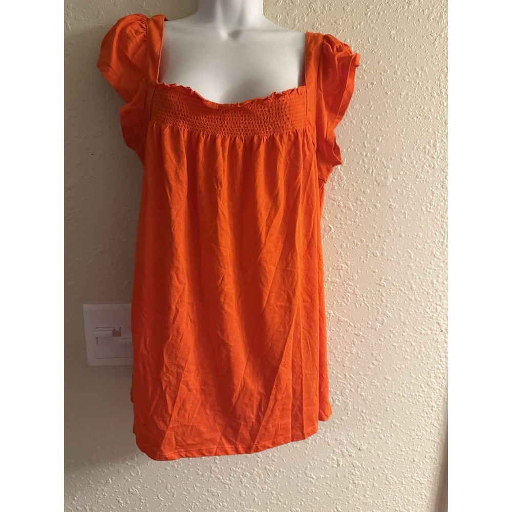 New Large Cato * Tangerine Top #944*8